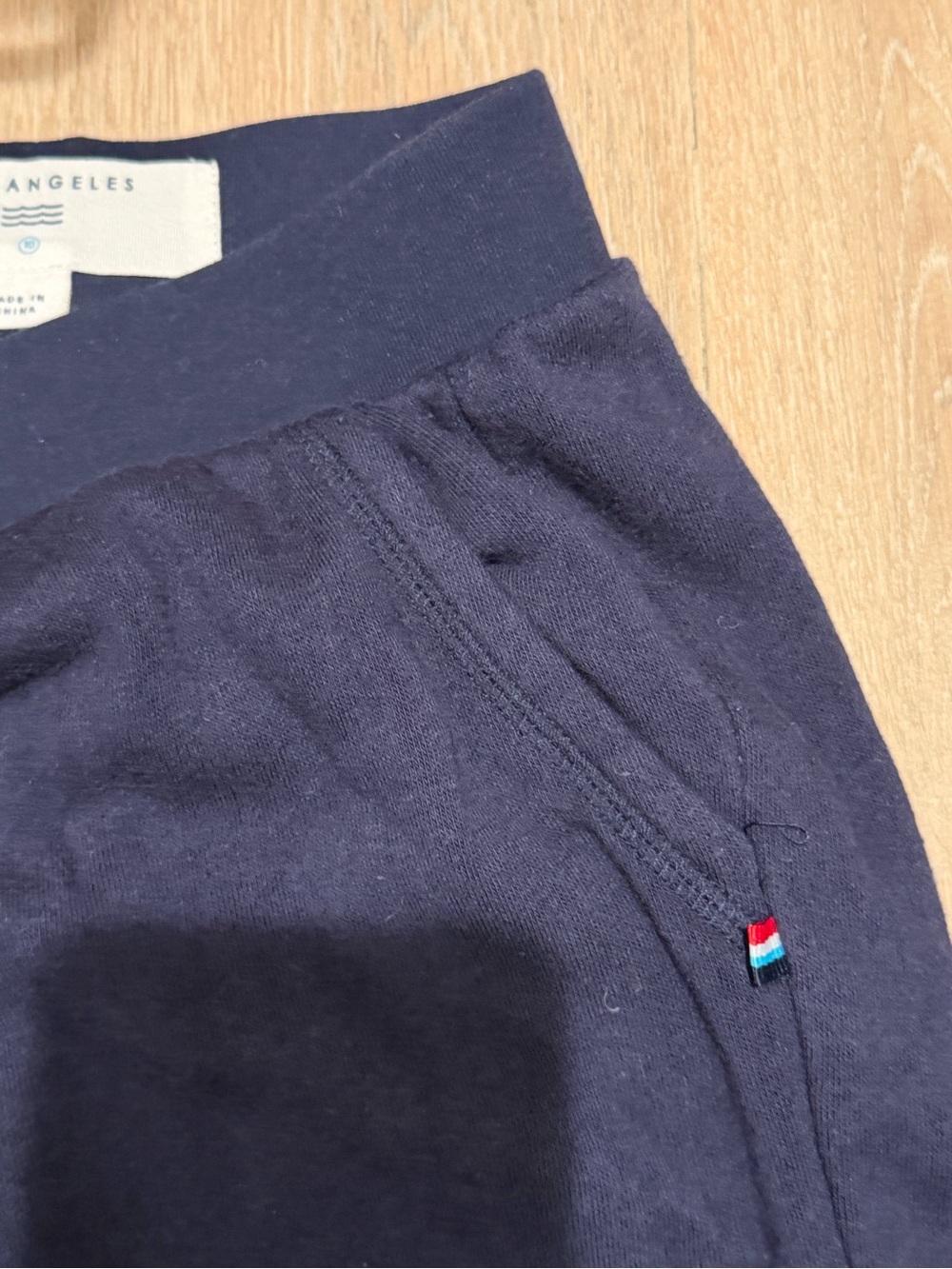 Sol Angeles Navy Wave Jogger Sweatpants Youth Size 10 - Picture 3 of 4